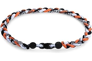 NUKAYAI NAKAYAI Premium 18" Baseball Necklaces Nylon Tri-Braided Rope Tornado Design One/Multi-piece set for Team Gifts Player Fans Dark Softball Drip Sports Baseball Necklace