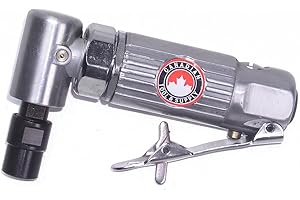 Canadian Tool and Supply 1/4-Inch Right Angle Air Die Grinder with Front Exhaust 1/8-Inch Collet Also Included (ADG-14FE)