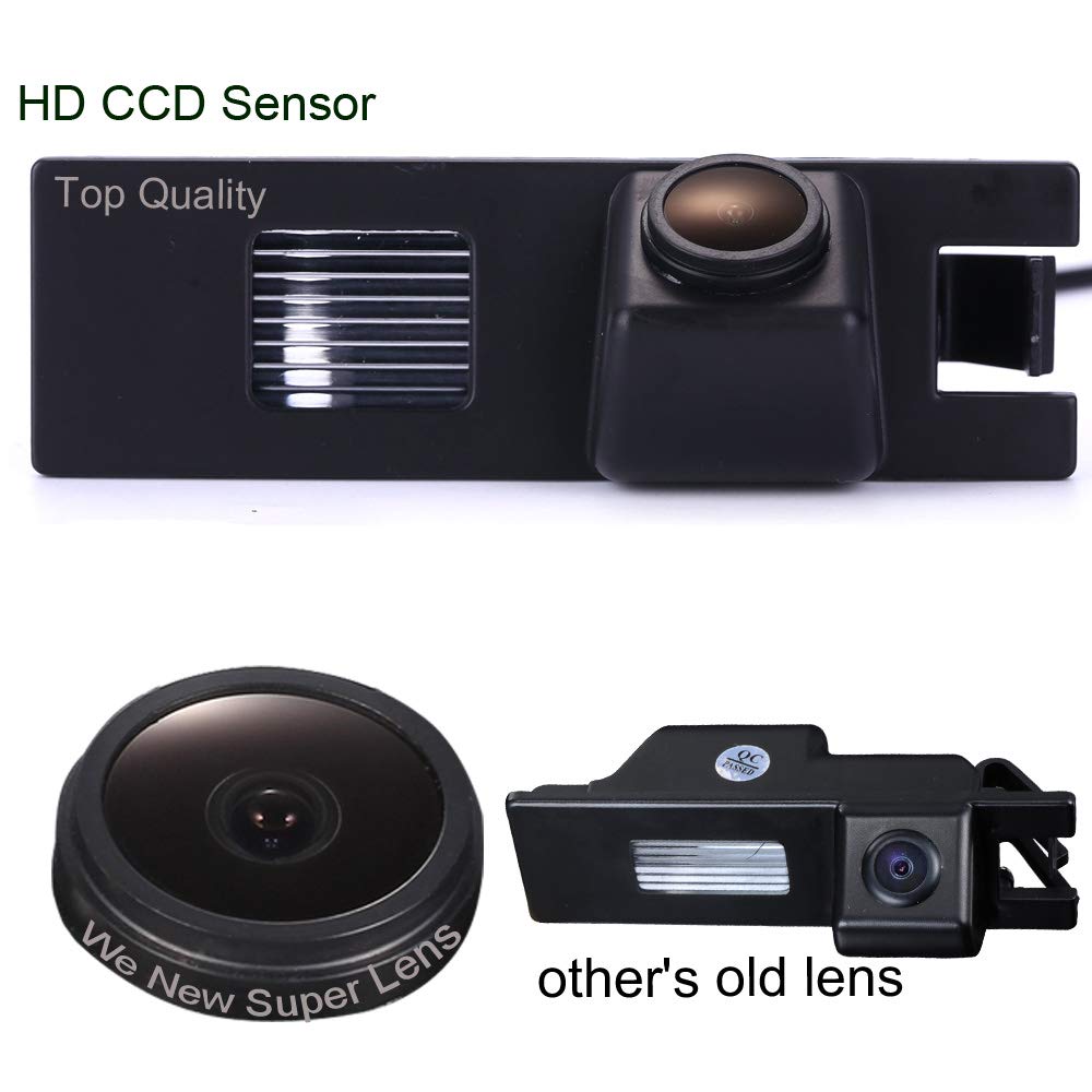 Dynavsal 1280x720 Pixel 1000TV Lines Starlight Super Lens Backup Camera, Night Vision Reversing System, License Plate Reversing Camera for Opel Astra H Corsa D Meriva A Vectra C Zafira B FIAT Grande