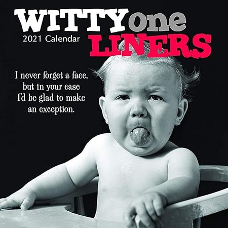 Amazon 21 面白い壁掛けカレンダー 16か月 リマインダーステッカー付き ブラック ホワイト 30 48 X 30 48cm 手帳 カレンダー 文房具 オフィス用品