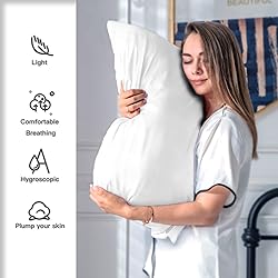 SUATIEN Mulberry Silk Pillow Cases Standard Size