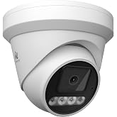 ONWOTE 4K 8MP Two Way Talk 134&deg; PoE IP Camera, Smart Color Night Vision | Capture Video Audio, Commercial Wired Camera for Home Business, Indoor/Outdoor, AI Detection Only Work with ONWOTE NVR System