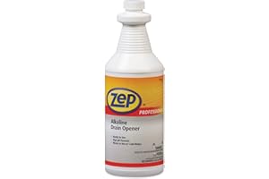 Zep Professional 1041423EA Alkaline Drain Opener Quart Bottle