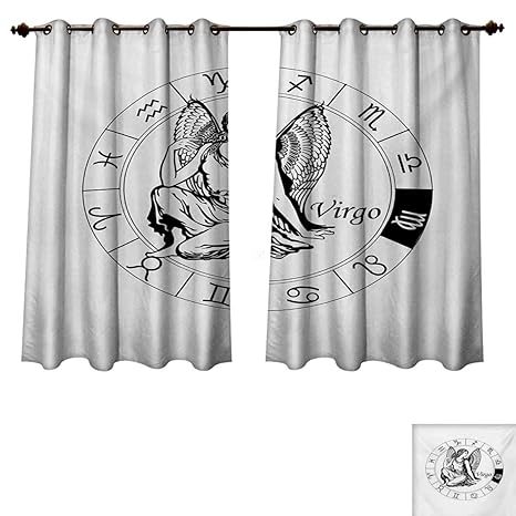 Amazon Com Rupperttextile Virgo Blackout Thermal Curtain Panel