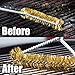 Do-Be Products Brass Grill Brush-Extra Long 21” for Best Reach and Leverage