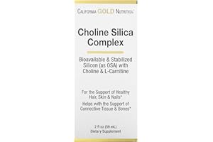 California Gold Nutrition Choline Silica Complex, 2 fl oz (59 ml)