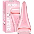 Teenitor Pink Ice Roller for Face, Ice Face Roller, Eye Roller for Puffy Eyes, Facial Roller Spa Self Care Tools for Women