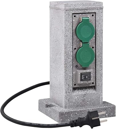 Vidaxl Gartensteckdose Mit Dammerungssensor Kabel 4 Fach Erdspiess Steckdosensaule Steckdose Aussensteckdose Saule Kunststoff 1 5m Ip44 Amazon De Garten