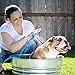 Maci-Fresh Pet Bathing Tool | Deluxe Shower Sprayer and Scrubber In-One for Pets | 8 ft Hose, Pet Grooming & Washing Tools for Dog Bath | Indoor Shower/Bathtub and Outdoor Garden Hose Compatible