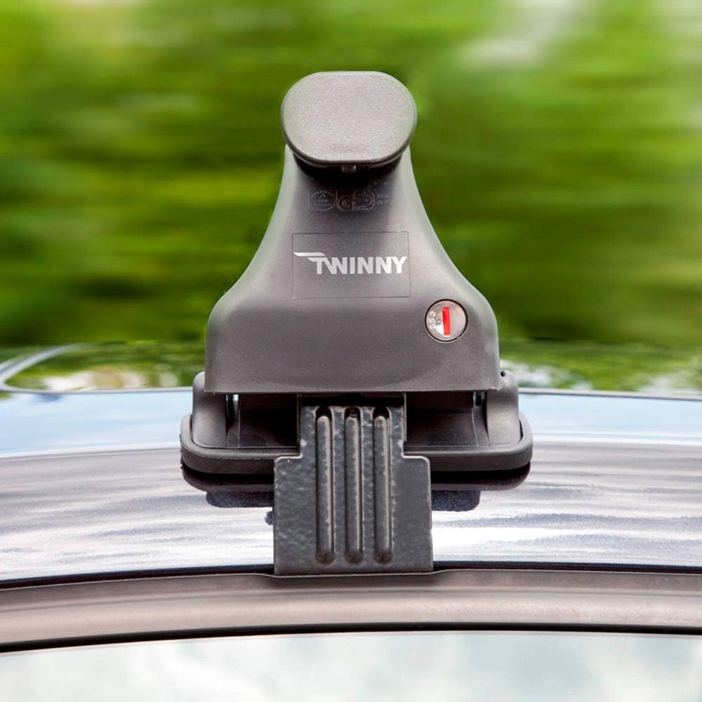 Twinny Load Roof bar set Steel S55 compatible with Citroën C4 Picasso/Grand Picasso 2013- & C4 Spacetourer/Grand Spacetourer 2018- (for cars without roof rail) - Image 4