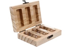 Healvian Fetal Hair Storage Box 4.52X3.14X1.29In Baby Keepsake Organizer with Umbilical Cord and Milk Teeth Preservation Bott