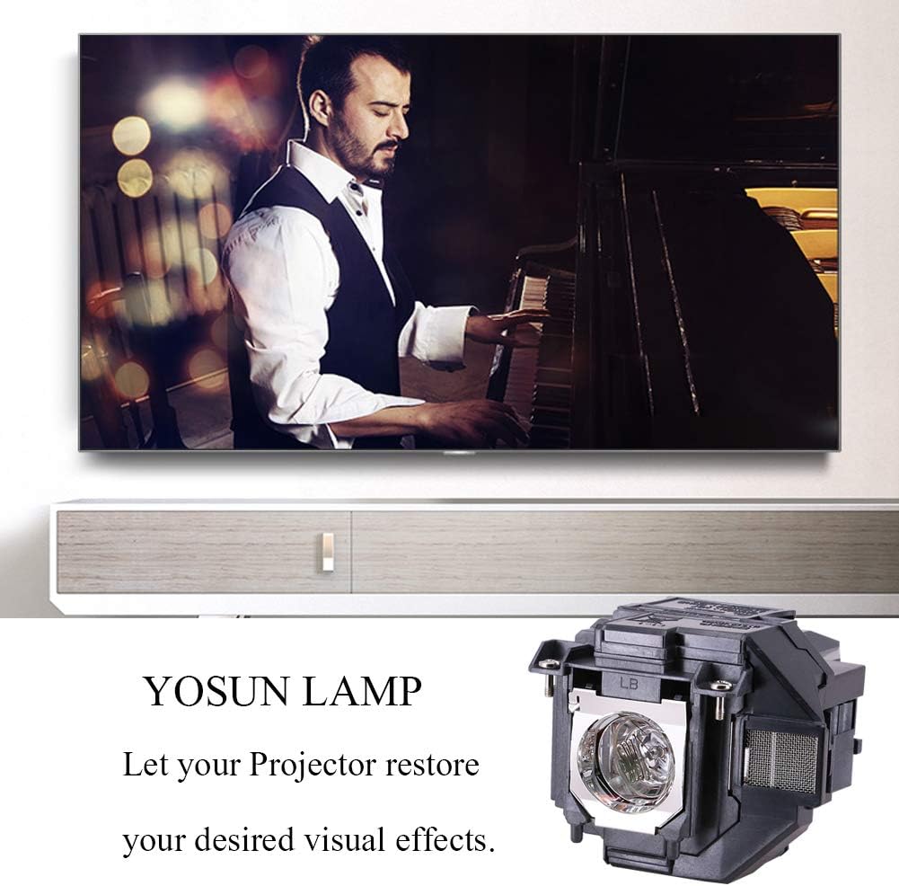 YOSUN v13h010l96 Replacement Projector lamp for epson elplp96 powerlite Home Cinema 2100 2150 1060 660 760hd vs250 vs350 vs355 ex9210 ex9220 ex3260 ex5260 ex7260 x39 w39 s39 109w Projector lamp Bulb: Office Products