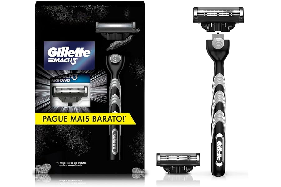 Kit Mach3 Carbono 1 Cabo + 2 Refis Preço Especial