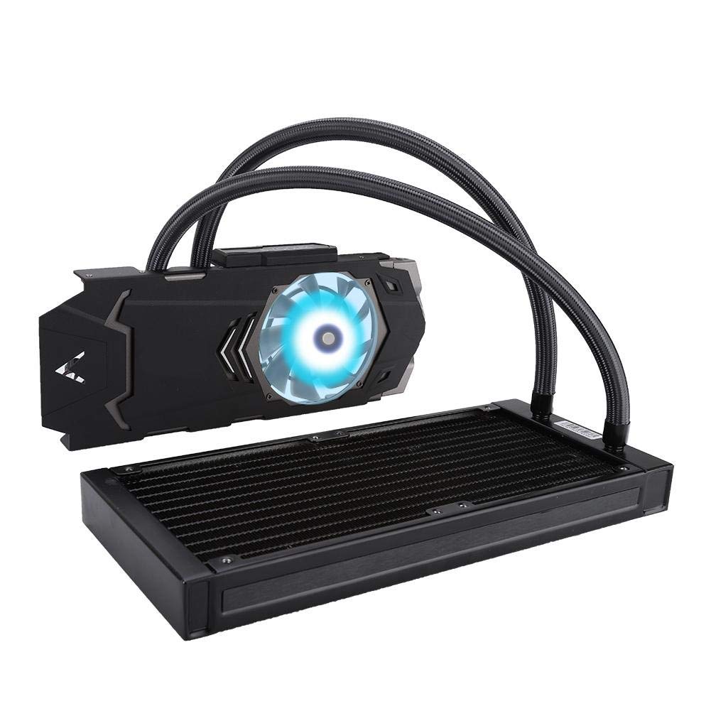 fo sa Integrated Type Water Cooling Radiator GPU Water Cooler,Heat Sink for ID-Cooling ICEKIMO 240VGA-RGB Video Card