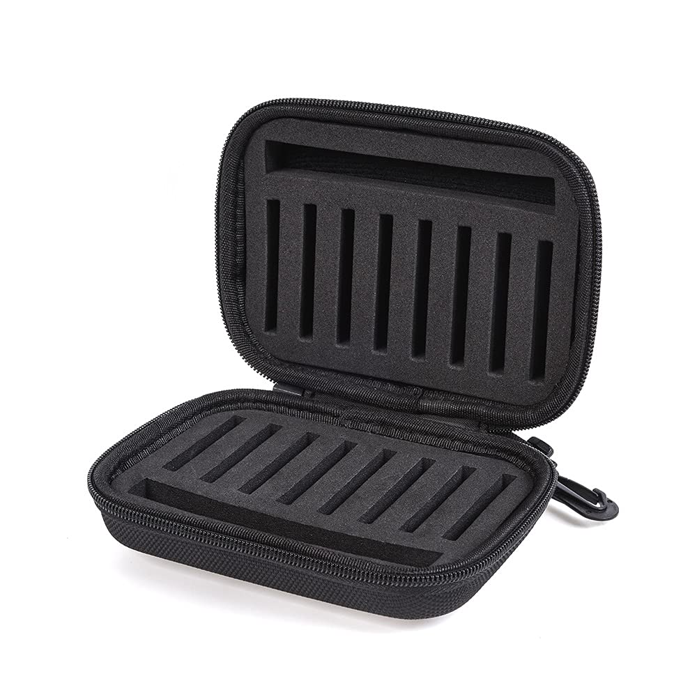 Conskyee Soft Plastic Bait Storage Bag,Fishing Fly Lure & Spinner Bait Organizer Leader Wallet Tackle Binder Bag