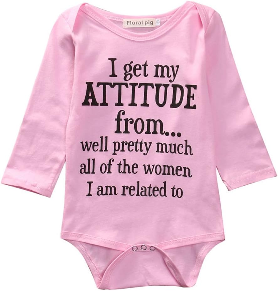 Cotton Newborn Baby Girls Bodysuit, Baby Girl Clothes Pink, Take Home Outfit