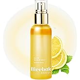 Meebak Glow Serum Mist | Hydrating Toner Spray with Yuja, Centella Asiatica & Plant Squalane | Soothing & Rejuvenating Korean Skincare for Radiant, Glowing Skin