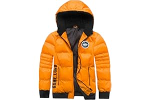 SNOW DREAMS Boys Spring Winter Coat Waterproof Puffer Fall Jacket Hooded Warm for Kids Outerwear Parka