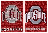 Flag, Suede, Glitter, DS, Garden Size, Ohio State University