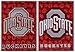 Flag, Suede, Glitter, DS, Garden Size, Ohio State University