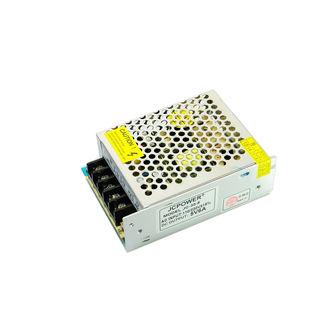 BTF-LIGHTING 5V 6A 30W Power Adapter Transformer Regulated Switch Power Supply AC 110V 220V to DC 5 Volt 6amp Converter LED Driver for LED Light Strip 3D Printer CCTV Camera Security System