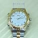 VSONEU English Talking Watch with Alarm Stainless Steel Band
