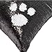 URSKYTOUS Reversible Sequin Pillow Case Decorative Mermaid Pillow Cover Color Changing Cushion Throw Pillowcase 16” x 16”,Black and White