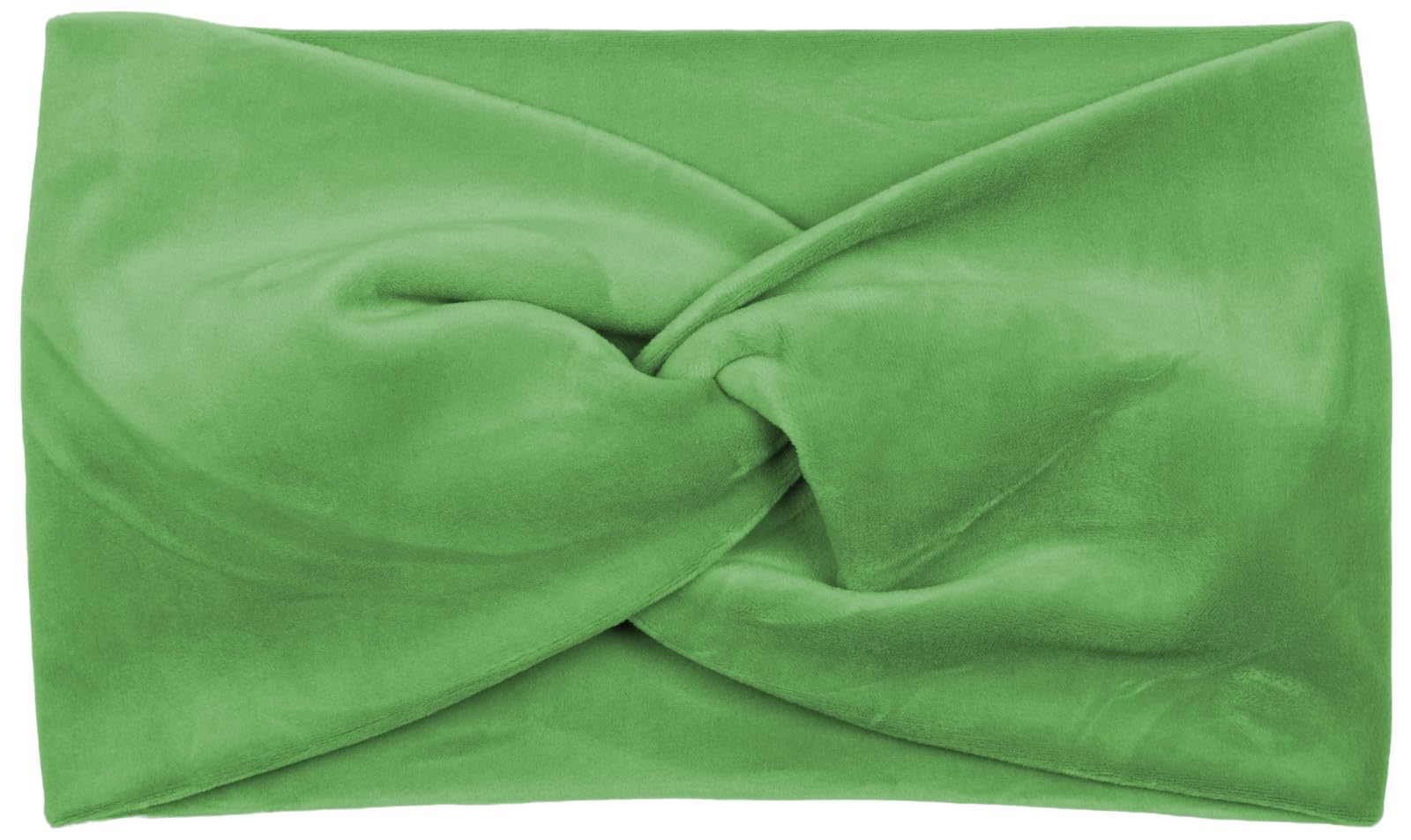 styleBREAKER women velvet-look headband with twist knot, hairband 04026040, Colour:Green