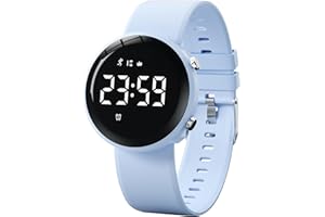 TIMEVER Kids Watch Activity Fitness Tracker Calories Step Counter Pedometer Watch for Kids Sport Digital Chronograph Silicone Strap Waterproof 2 Alarm Clocks Children Watch Reloj