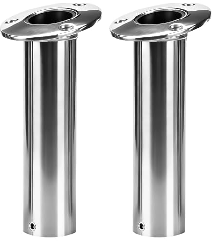 Amazon.com: Fishing Rod Holder 2 Pack, 316 Stainless Steel 15/30/90 Degree PVD Black Rod Holders for Fishing Boat, Flush Mount, Heavy Duty : Sports & Outdoors Amazon.com: Fishing Rod Holder 2 Pack, 316 Stainless Steel 15/30/90 Degree PVD Black Rod Holders for Fishing Boat, Flush Mount, Heavy Duty : Sports & Outdoors