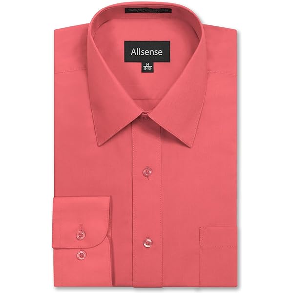 Amazon.com: King Formal Wear Elegant Boys Button Down Coral (717) Dress  Shirt/Necktie/Hanky (8): Clothing, Shoes & Jewelry
