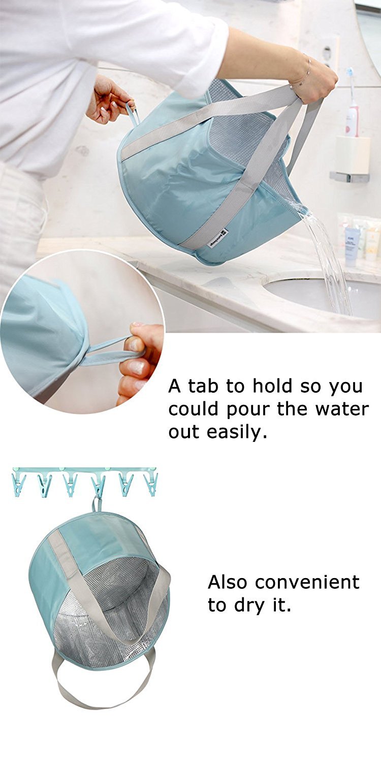 SLifeeling Folding Wash Basin Portable Travel Outdoor Foot Soak Bucket