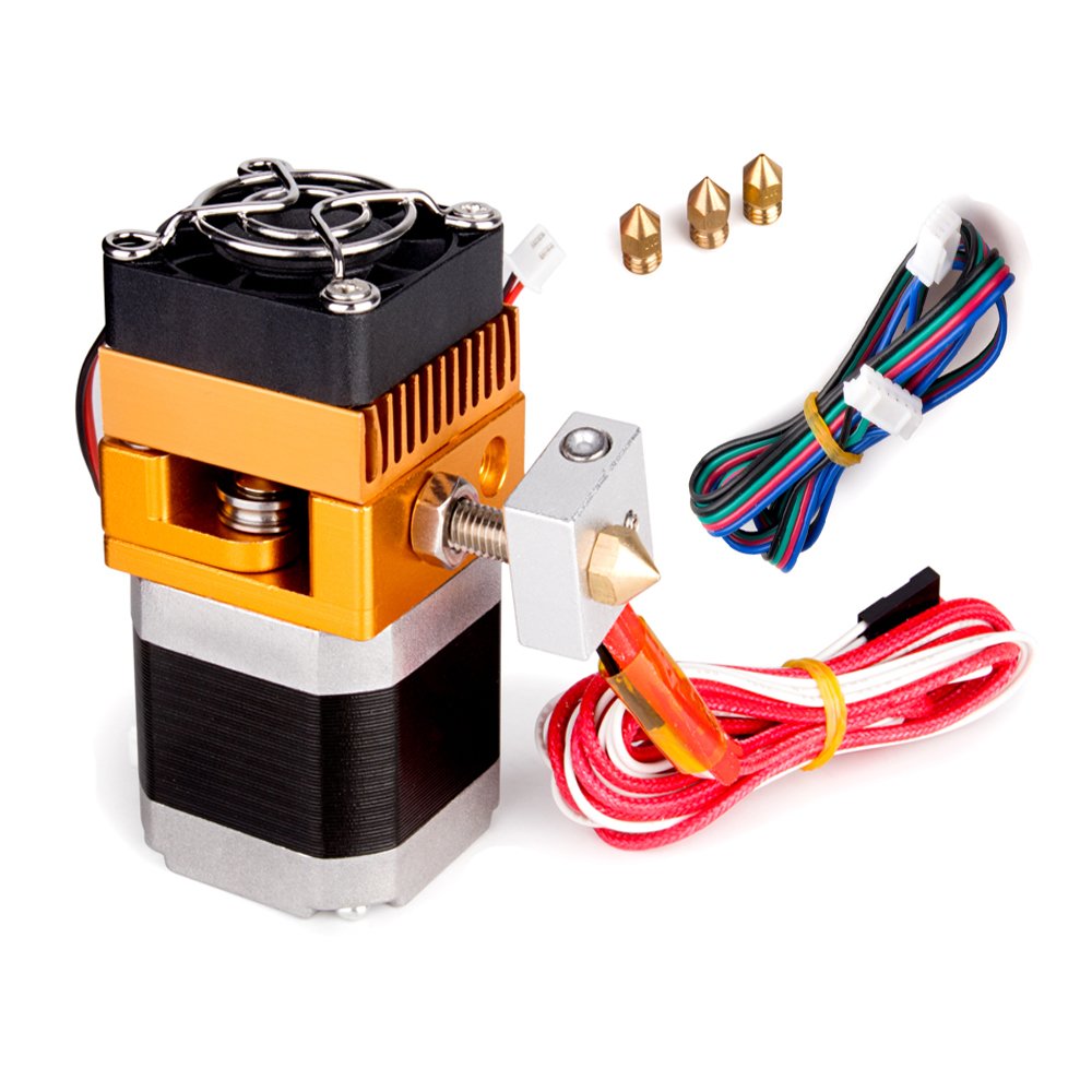 All Metal MK8 Extruder, 3D Printer Extruders Hotend Kit ...