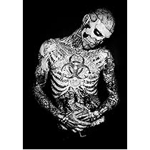 Rick genest 特大ポスター Rick genest 特大ポスター - メルカリ