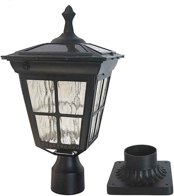 Kemeco ST4311AQ LED Cast Aluminum Solar Post Light Fixture with 3Inch