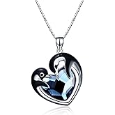 WINNICACA Christmas Gifts for Women 925 Sterling Silver Penguin/Turtle/Phoenix/Fox Necklace for Women Jewelry Birthday Christmas Necklace Gifts for Daughter Mom Wife