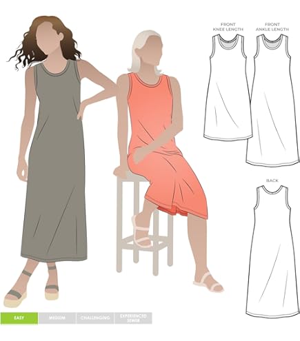Amazon.com: Style Arc Sewing Pattern - Montana Midi Dress (Sizes 18-30) :  Arts, Crafts & Sewing