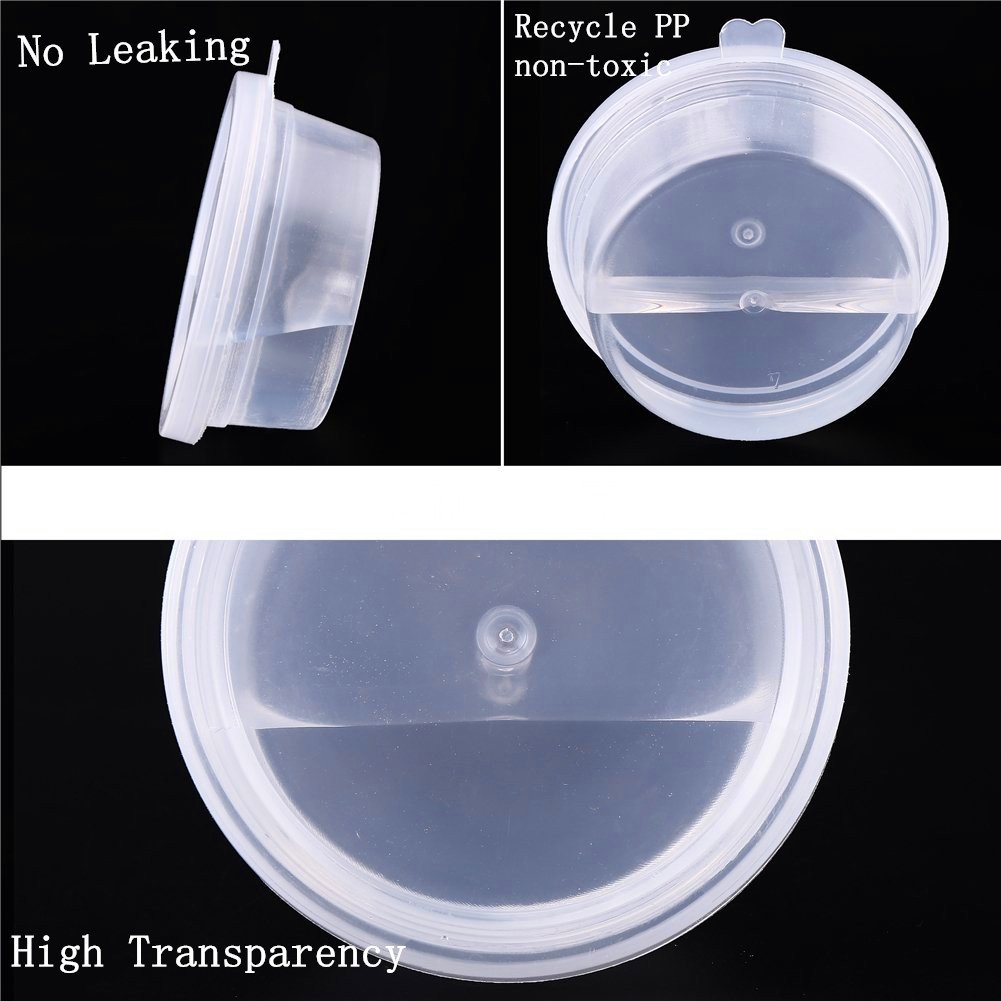 Slime Storage Jars - 15 Pack Foam Ball Storage Containers with Lids for All Your Glue Putty Making