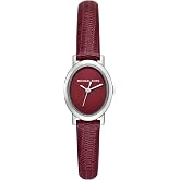 Michael Kors Maude Three-Hand Oxblood Leather Women's Watch (Model: MK7634)