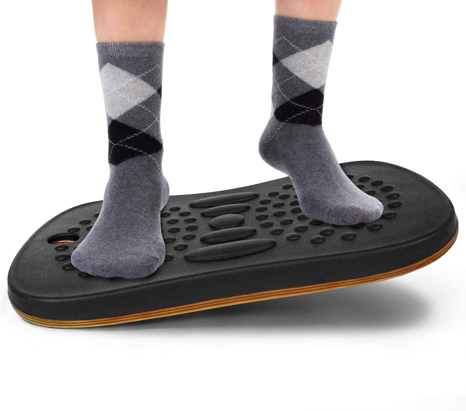 Photo 1 of Yes4All Wobble Balance Board for Standing Desk/Anti-Fatigue Office Pad - Rocker Foam Mat, Wobble Board
