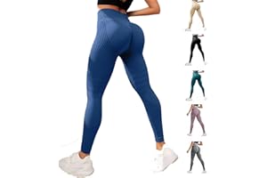 Xeaaou Resistance Band Leggings - 3D Anti Cellulite Leggings, High Waisted Butt Lifting Compression Tights for Fitness, Gym