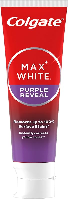 Dentifrice Blanchissant Max White Purple Reveal, Lot de 4 x 75 ml