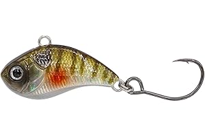 Eurotackle Z-Viber Original - Ultra Light and Ice Fishing Lure - Lipless Crankbait - 1/16oz Rattle Bait (1")