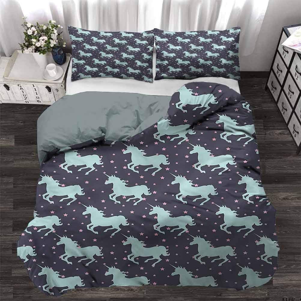 spotlight unicorn quilt cover