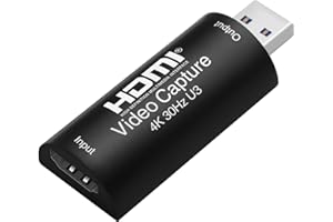ORIVISION HDMI to USB 3.0 Video Capture Card, Cam Link 1080P60 Game Capture Card Device for Streaming Recorder, Live Broadcas