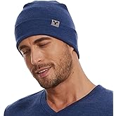 MERINNOVATION Merino Wool Beanie Hats for Men and Women - Unisex 100% Merino Wool Beanie Cuff Cap Adult Warm Winter Hat