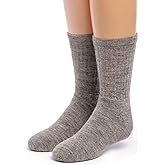 WARRIOR ALPACA SOCKS - Unisex Kid's Outdoor Alpaca Wool Socks - Terry Lined Foot