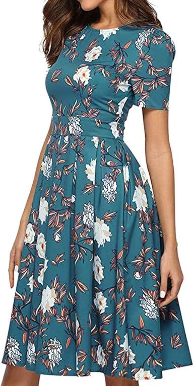 rose print mini dress