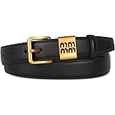 EXTREE Women's Premium Leather Belt -2-4cm Adjustable Buckle for Pants&Skirts, Versatile Daily Wear, Gift&Quality Guaranteed