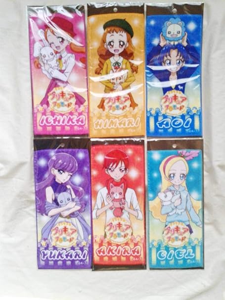 Amazon キラキラ プリキュアアラモード ミニタオル 全6種セット マルイ限定コラボ商品 ゆかり あきら いちか あおい シエル ひまり おもちゃ おもちゃ